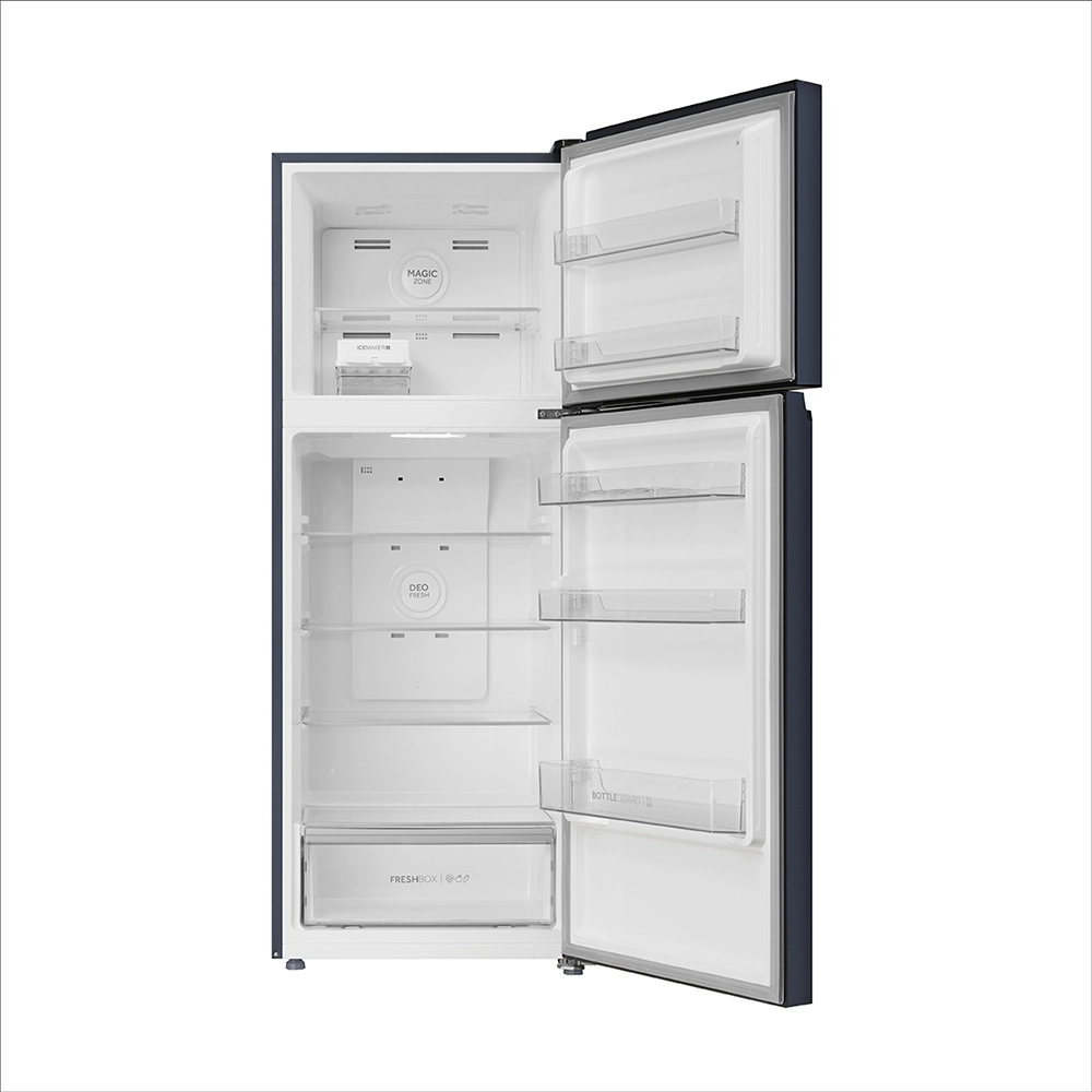 Haier 328L 2 Star Graphite Black Double Door Refrigerator